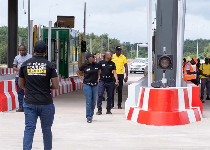 CÔTIÈRE : LA DIRECTRICE GÉNÉRALE DU FER EN INSPECTION SUR L’AVANCÉE DES TRAVAUX DES PÉAGES