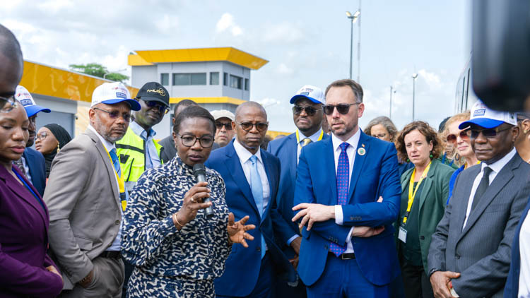 VISITE DU VICE-PREMIER MINISTRE DE LA BELGIQUE AU PÉAGE DU 4ᵉ PONT