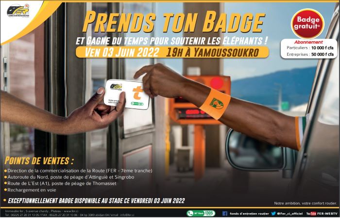 Tous à Yakro avec nos badges télépéage