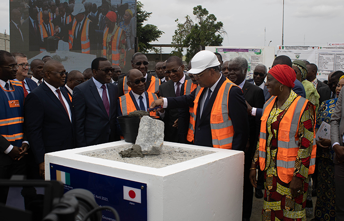 CEREMONIE DE LANCEMENT OFFICIEL DES TRAVAUX DES 3 ECHANGEURS DU BOULEVARD FRANÇOIS MITTERAND