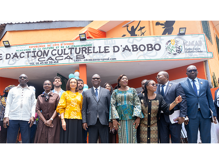 CÉRÉMONIE DE REMISE DU CENTRE D’ACTION CULTURELLE D’ABOBO